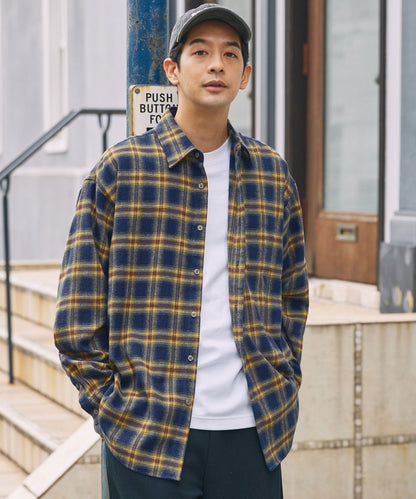 THE CRAFT CREW PRODUCTS / 保暖刷毛格紋長袖襯衫