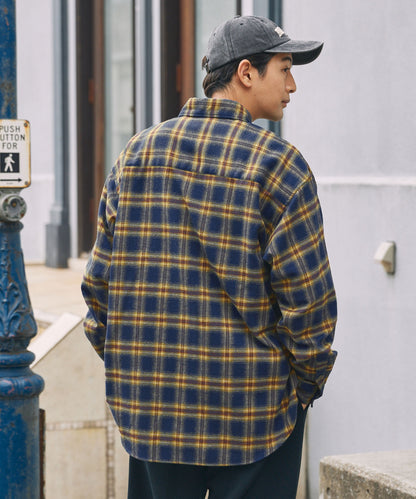 THE CRAFT CREW PRODUCTS / 保暖刷毛格紋長袖襯衫