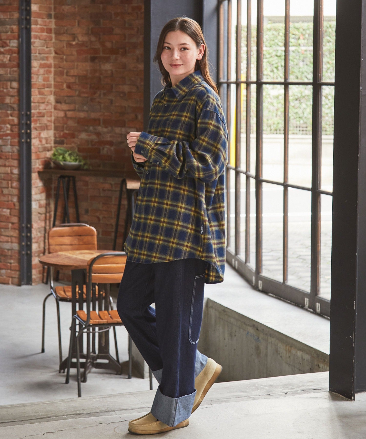 THE CRAFT CREW PRODUCTS / 保暖刷毛格紋長袖襯衫