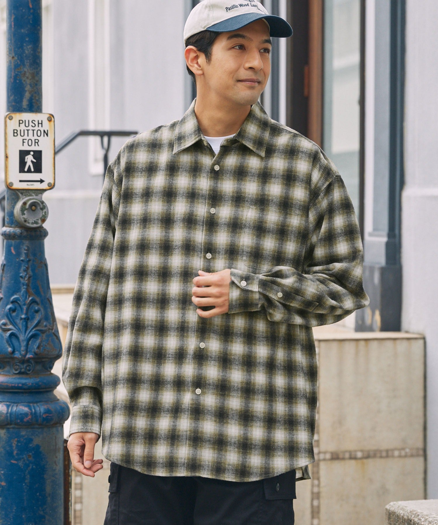 THE CRAFT CREW PRODUCTS / 保暖刷毛格紋長袖襯衫