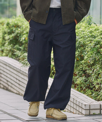 THE CRAFT CREW PRODUCTS / 機能抽繩 彈力 寬直筒 工作褲