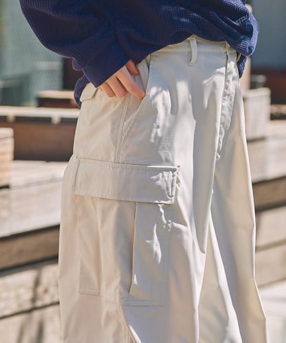 THE CRAFT CREW PRODUCTS / 機能抽繩 彈力 寬直筒 工作褲