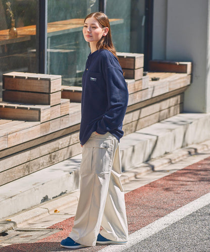 THE CRAFT CREW PRODUCTS / 機能抽繩 彈力 寬直筒 工作褲