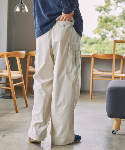 THE CRAFT CREW PRODUCTS / 機能抽繩 彈力 寬直筒 工作褲