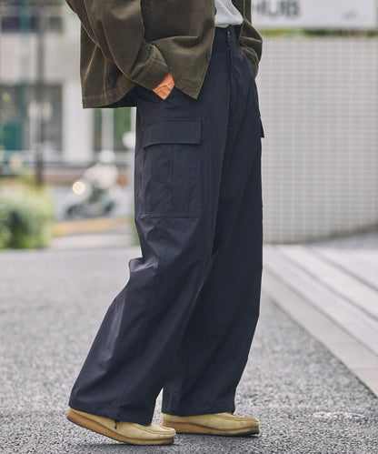 THE CRAFT CREW PRODUCTS / 機能抽繩 彈力 寬直筒 工作褲