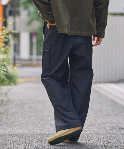 THE CRAFT CREW PRODUCTS / 機能抽繩 彈力 寬直筒 工作褲