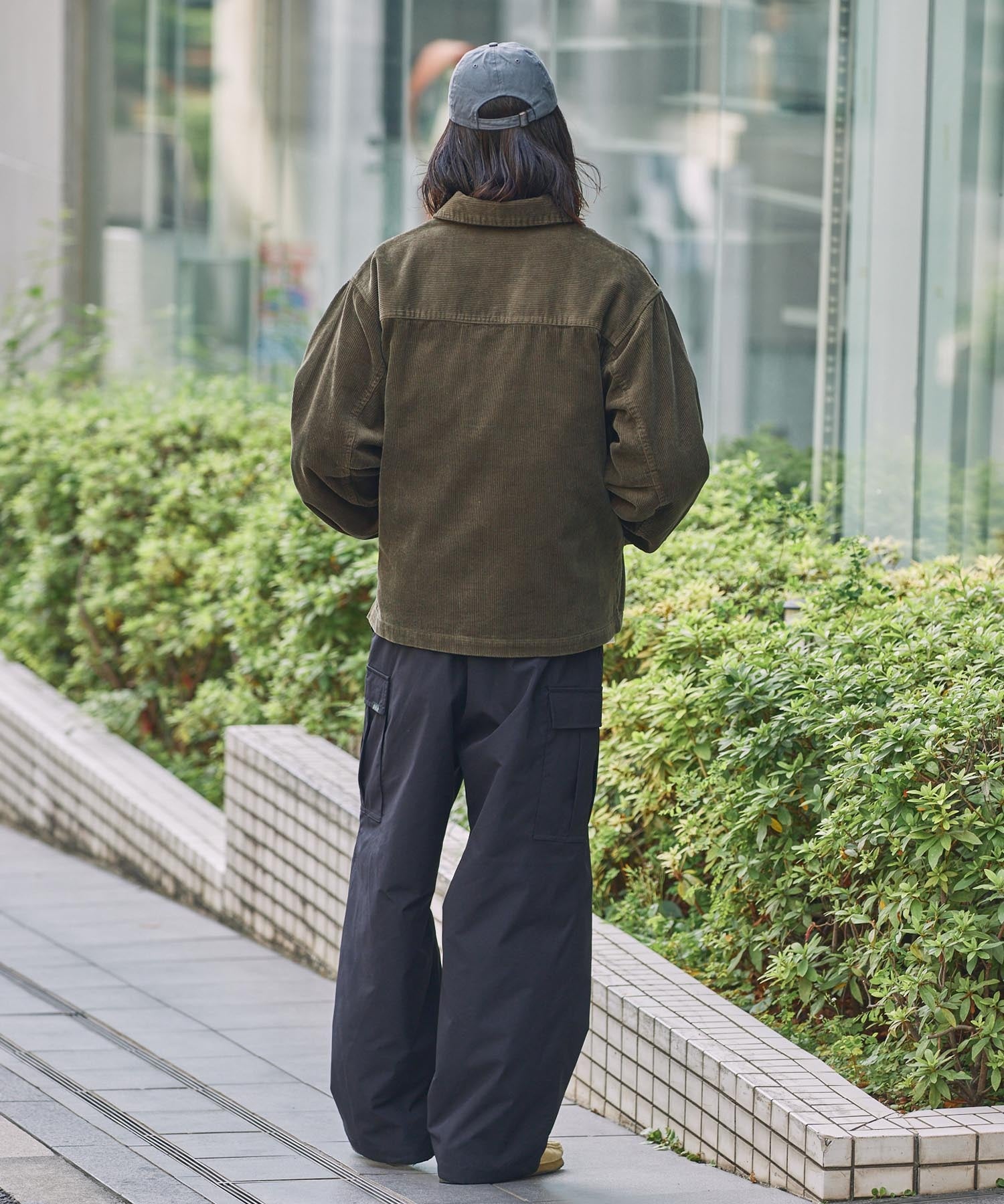 THE CRAFT CREW PRODUCTS / 機能抽繩 彈力 寬直筒 工作褲