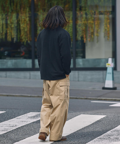 THE CRAFT CREW PRODUCTS / 機能抽繩 彈力 寬直筒 工作褲