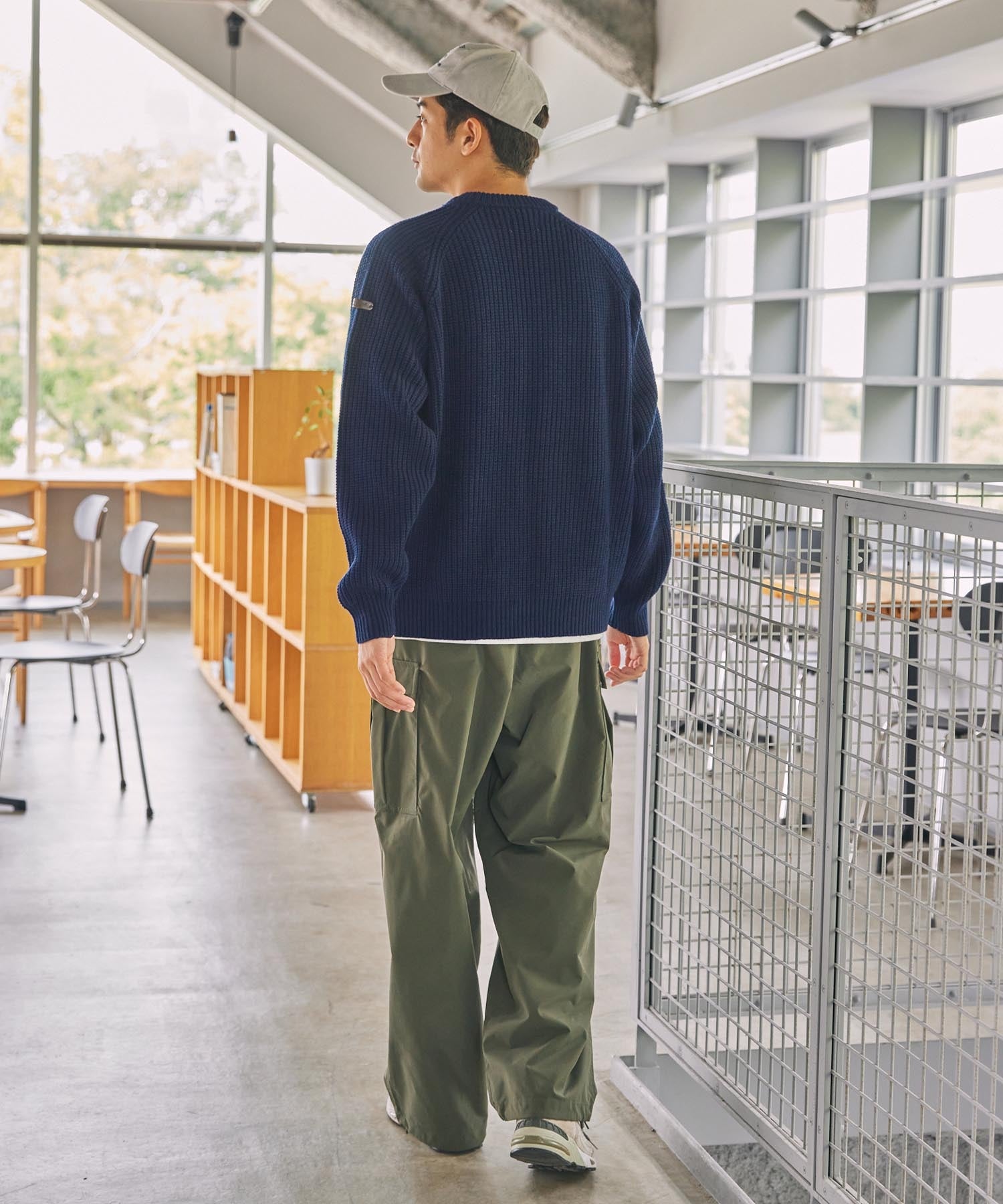 THE CRAFT CREW PRODUCTS / 機能抽繩 彈力 寬直筒 工作褲