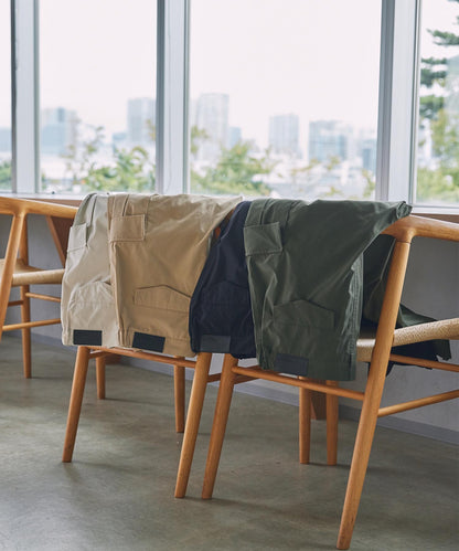 THE CRAFT CREW PRODUCTS / 機能抽繩 彈力 寬直筒 工作褲