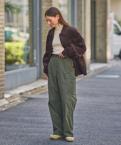 THE CRAFT CREW PRODUCTS / 機能抽繩 彈力 寬直筒 工作褲