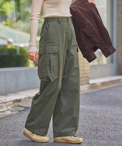 THE CRAFT CREW PRODUCTS / 機能抽繩 彈力 寬直筒 工作褲