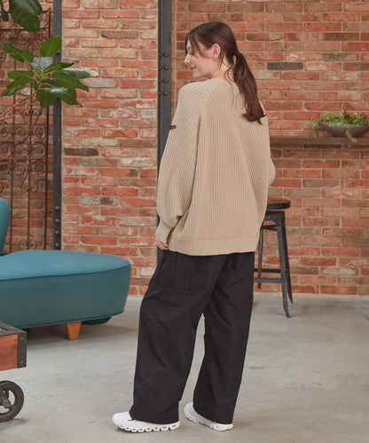 THE CRAFT CREW PRODUCTS / 機能抽繩 彈力 寬直筒 工作褲