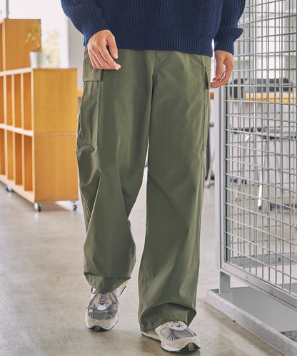 THE CRAFT CREW PRODUCTS / 機能抽繩 彈力 寬直筒 工作褲