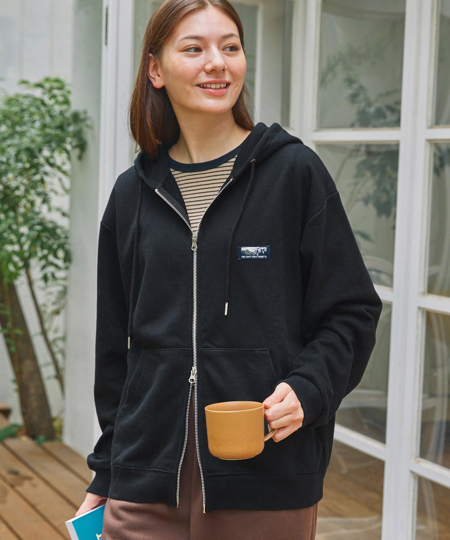 THE CRAFT CREW PRODUCTS / 重磅雙向拉鍊 抗菌防臭 連帽外套