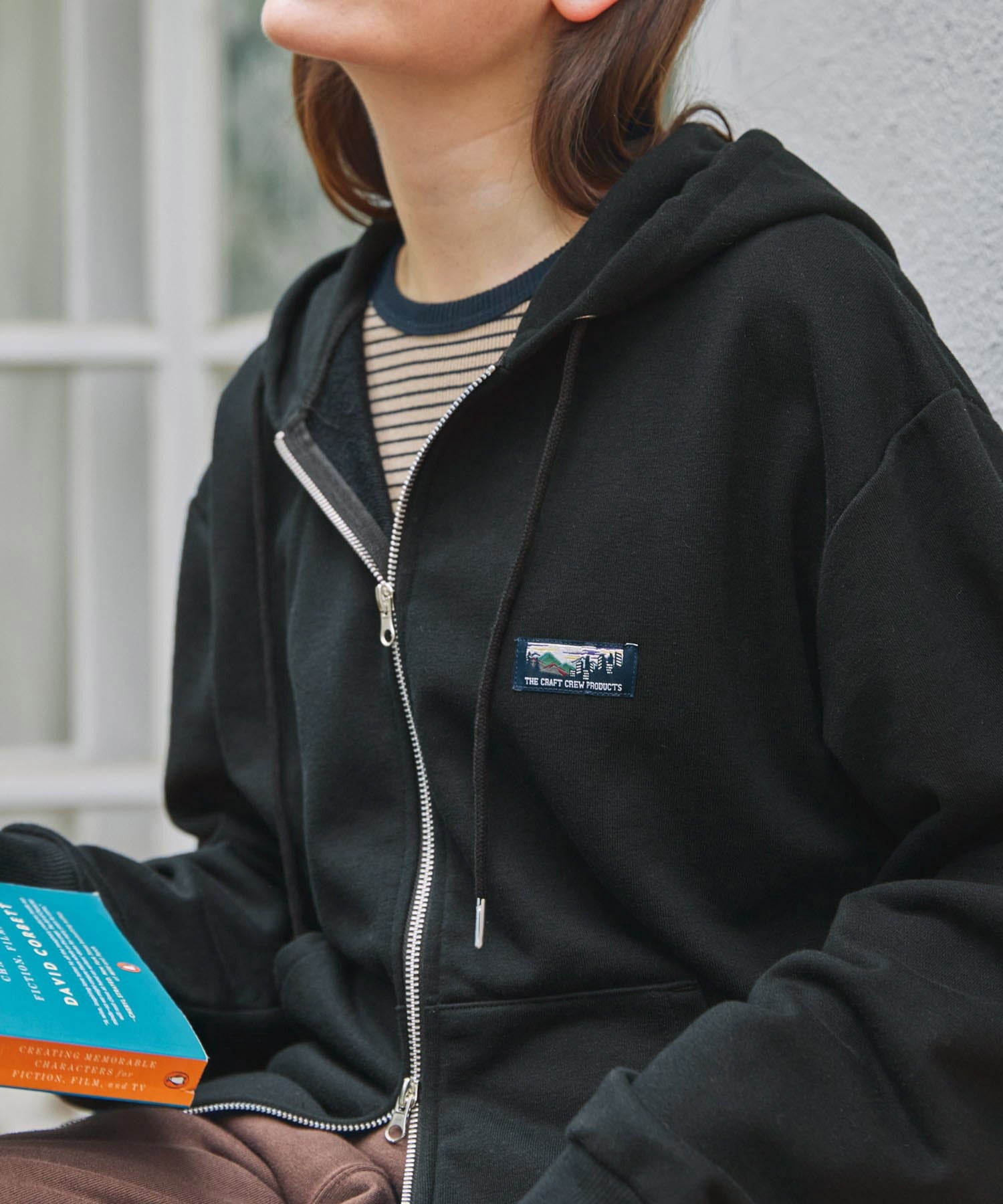 THE CRAFT CREW PRODUCTS / 重磅雙向拉鍊 抗菌防臭 連帽外套