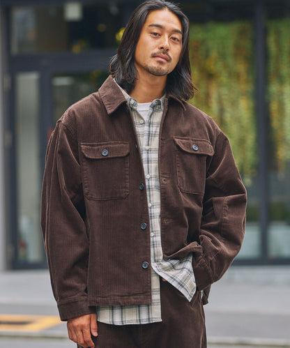 THE CRAFT CREW PRODUCTS / 燈芯絨  襯衫外套