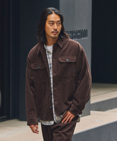 THE CRAFT CREW PRODUCTS / 燈芯絨  襯衫外套