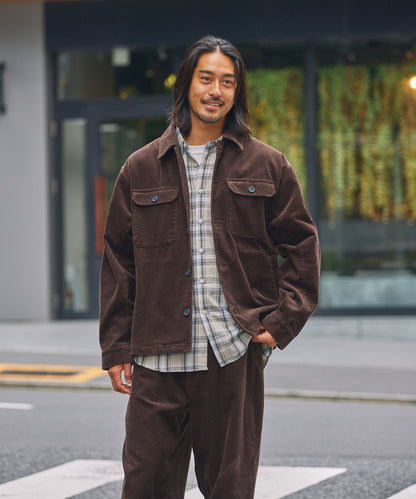 THE CRAFT CREW PRODUCTS / 燈芯絨  襯衫外套