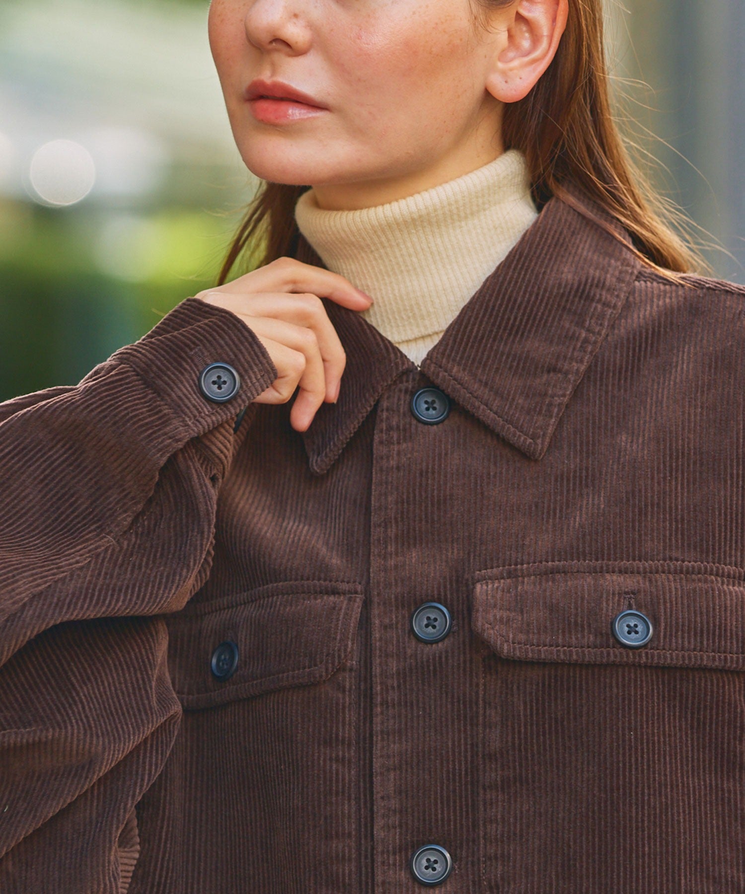 THE CRAFT CREW PRODUCTS / 燈芯絨  襯衫外套