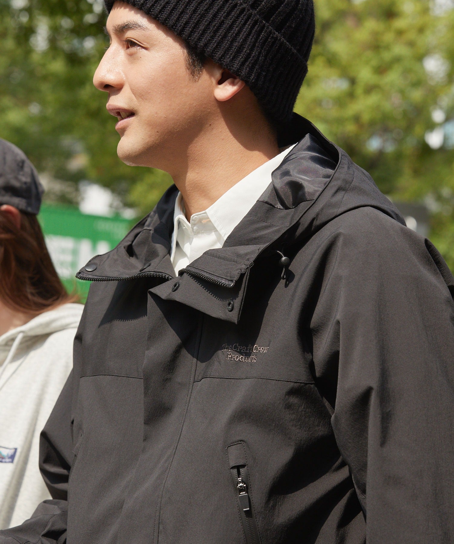 THE CRAFT CREW PRODUCTS / 尼龍 防潑水 抽繩 連帽外套