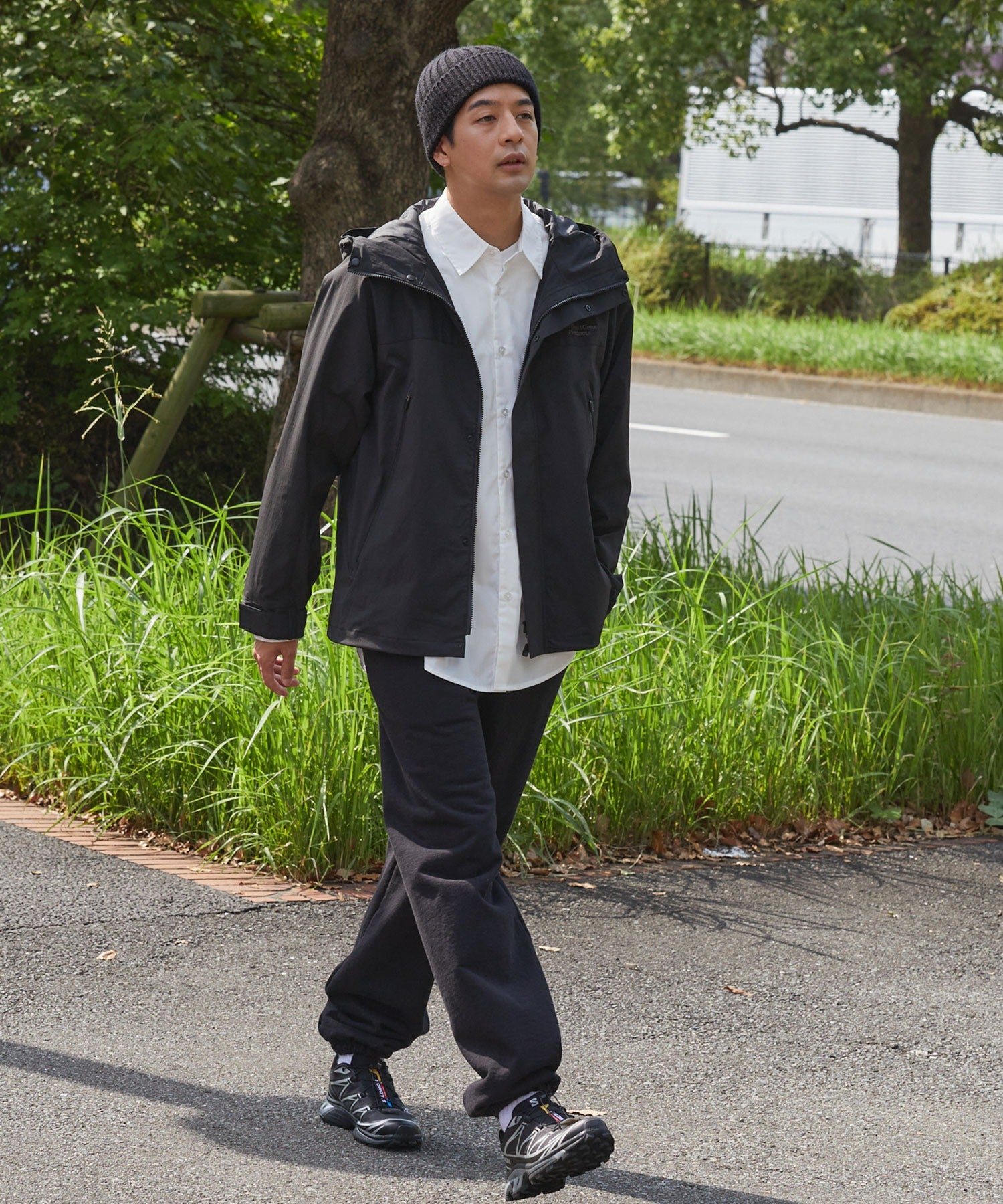 THE CRAFT CREW PRODUCTS / 尼龍 防潑水 抽繩 連帽外套