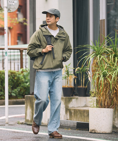 THE CRAFT CREW PRODUCTS / 防撥水 彈性抽繩 山系連帽外套