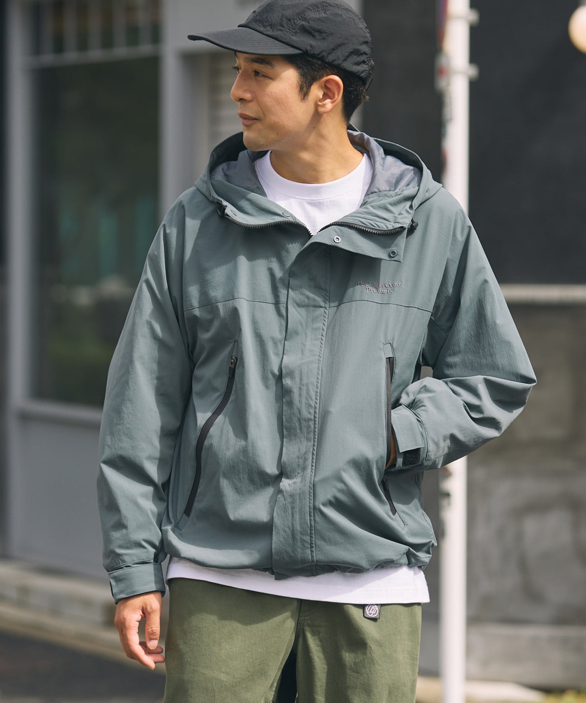 THE CRAFT CREW PRODUCTS / 防撥水 彈性抽繩 山系連帽外套