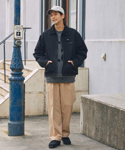 THE CRAFT CREW PRODUCTS / 仿舊水洗  兩用立領束口 中棉 外套