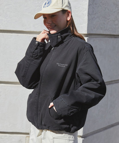 THE CRAFT CREW PRODUCTS / 仿舊水洗  兩用立領束口 中棉 外套