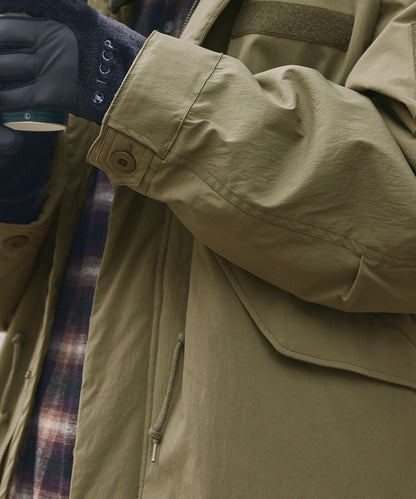 THE CRAFT CREW PRODUCTS / 防潑水尼龍 中綿 長版外套