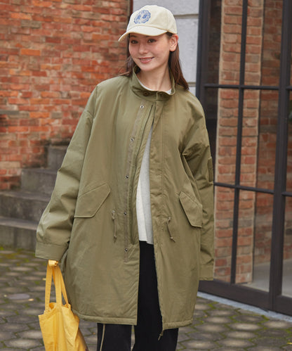 THE CRAFT CREW PRODUCTS / 防潑水尼龍 中綿 長版外套