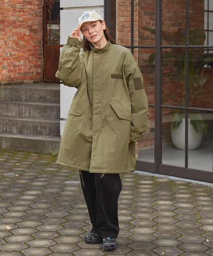 THE CRAFT CREW PRODUCTS / 防潑水尼龍 中綿 長版外套