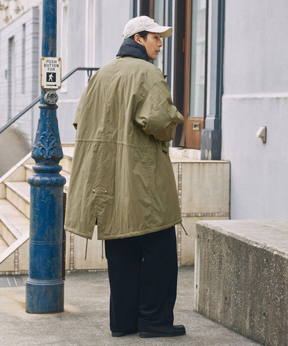 THE CRAFT CREW PRODUCTS / 防潑水尼龍 中綿 長版外套