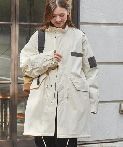 THE CRAFT CREW PRODUCTS / 防潑水尼龍 中綿 長版外套