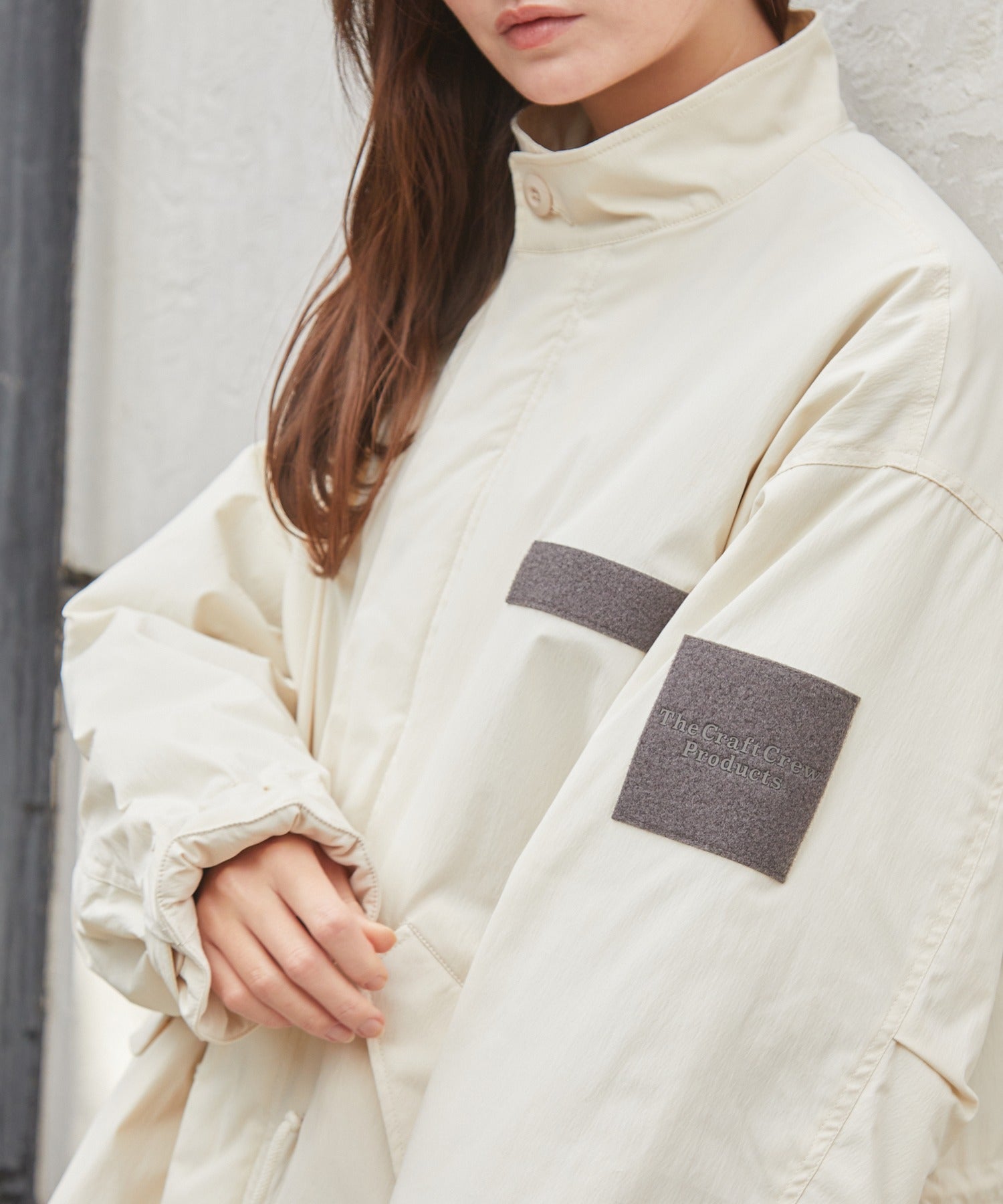 THE CRAFT CREW PRODUCTS / 防潑水尼龍 中綿 長版外套