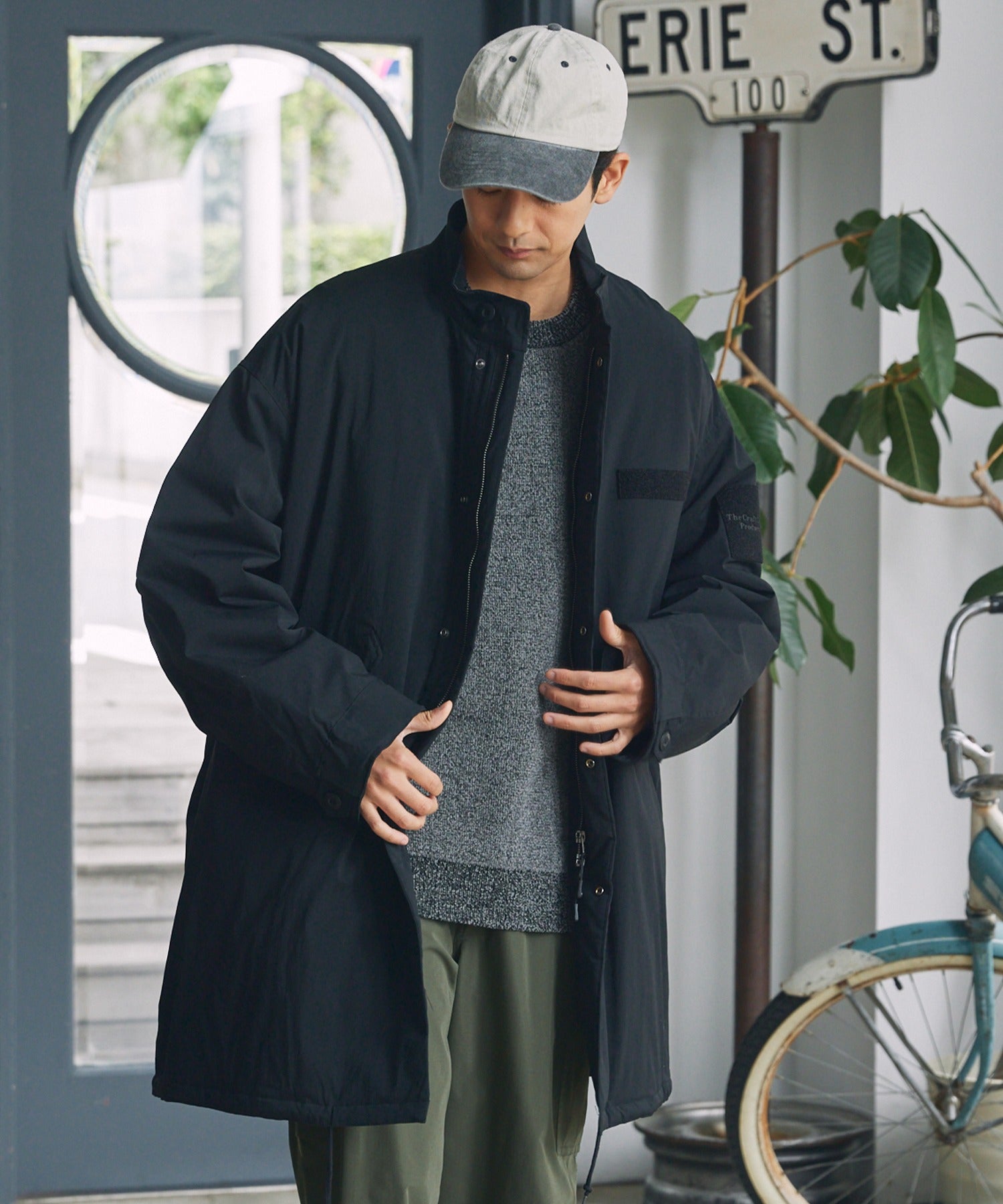 THE CRAFT CREW PRODUCTS / 防潑水尼龍 中綿 長版外套