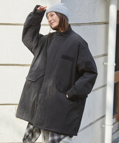 THE CRAFT CREW PRODUCTS / 防潑水尼龍 中綿 長版外套