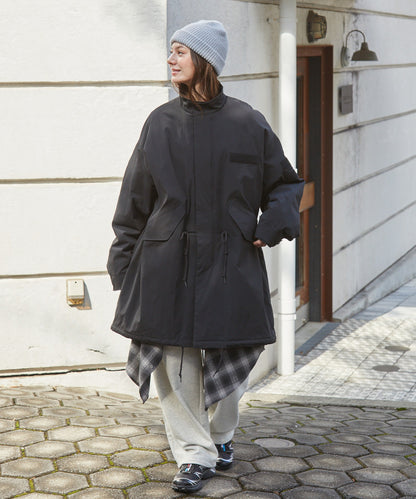 THE CRAFT CREW PRODUCTS / 防潑水尼龍 中綿 長版外套