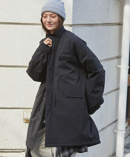 THE CRAFT CREW PRODUCTS / 防潑水尼龍 中綿 長版外套