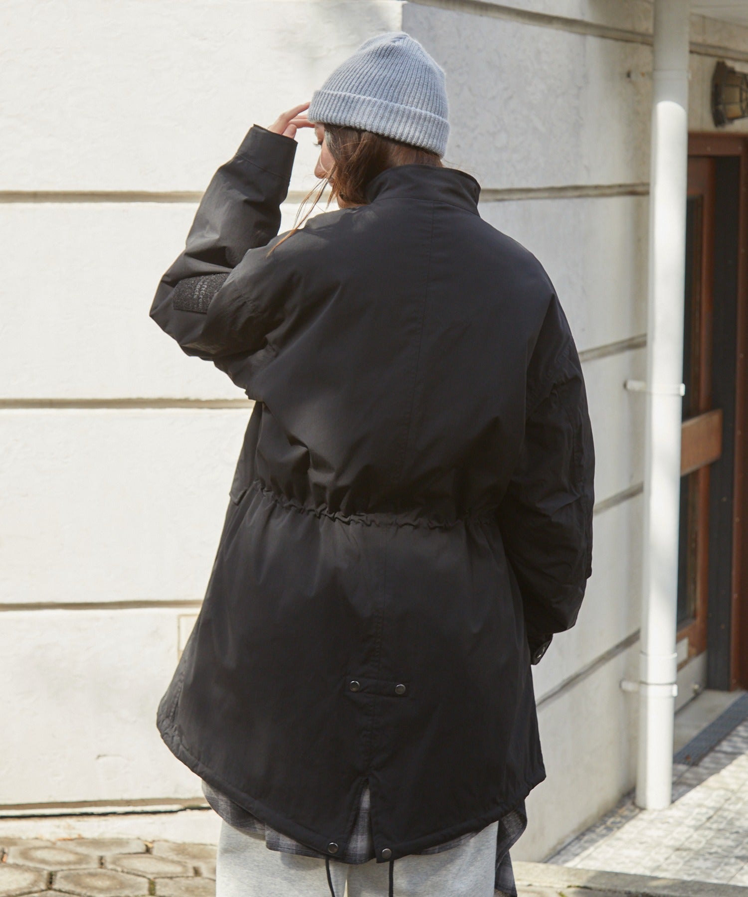 THE CRAFT CREW PRODUCTS / 防潑水尼龍 中綿 長版外套