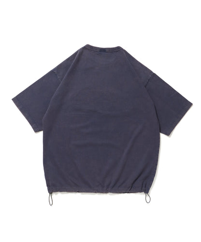 BEN DAVIS WHITE LABEL OVAL VNTG DRAW STRING TEE / 標誌 短袖T恤