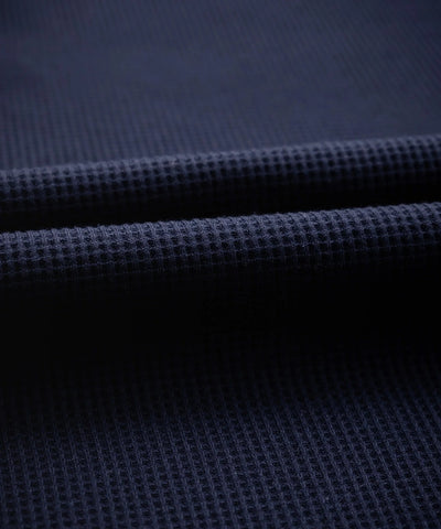 U.S. POLO ASSN. / 刺繡格紋 亨利領長袖T恤（日本聯名限定）