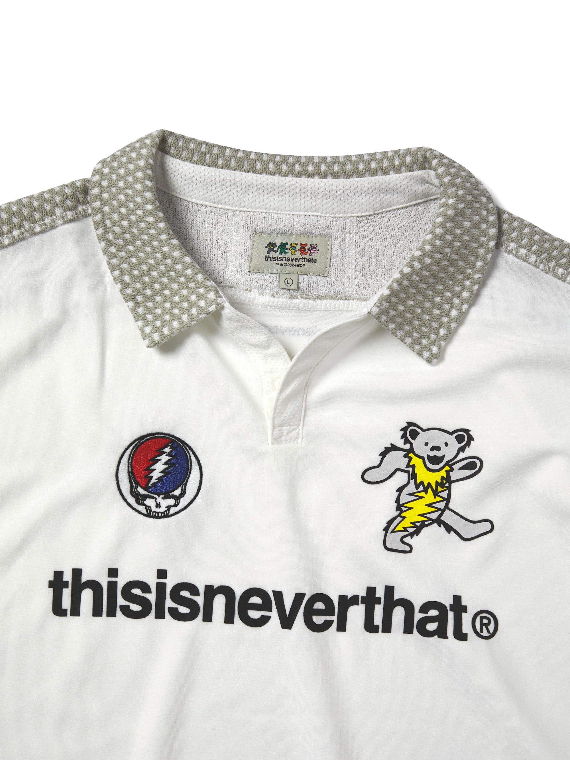THISISNEVERTHAT GD Soccer Jersey White / Polo衫