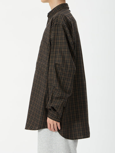 DAIWA PIER39 / TECH BUTTON DOWN SHIRT L/S PLAIDS 格紋鈕扣領長袖襯衫（26AW）