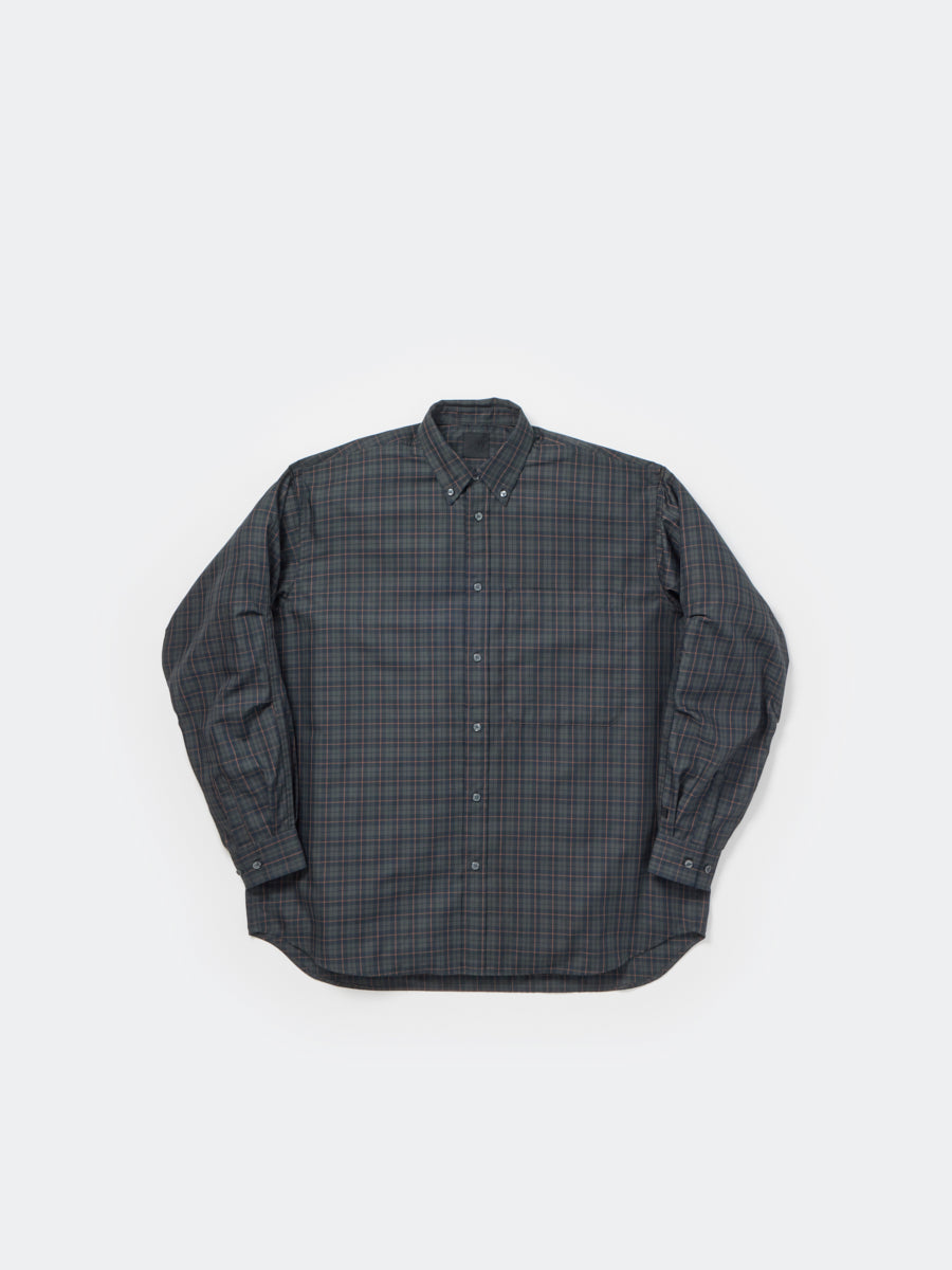 DAIWA PIER39 / TECH BUTTON DOWN SHIRT L/S PLAIDS 格紋鈕扣領長袖襯衫（26AW）