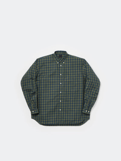 DAIWA PIER39 / TECH BUTTON DOWN SHIRT L/S PLAIDS 格紋鈕扣領長袖襯衫（26AW）