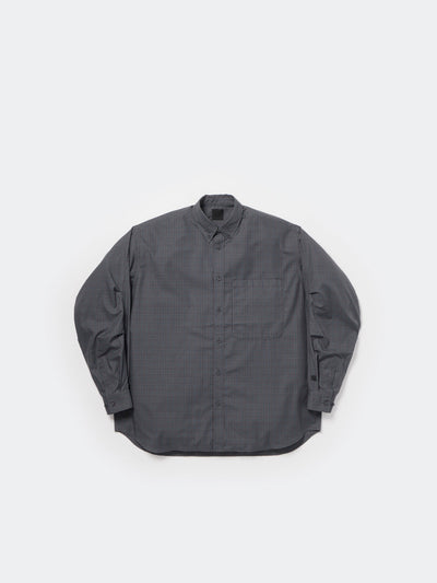 DAIWA PIER39 TECH BUTTON DOWN SHIRT L/S GREN PLAID / 機能格紋寬版長袖襯衫