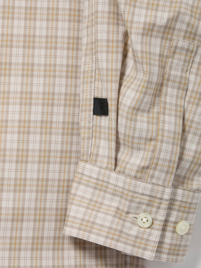 DAIWA PIER39 TECH BUTTON DOWN SHIRT L/S GREN PLAID / 機能格紋寬版長袖襯衫