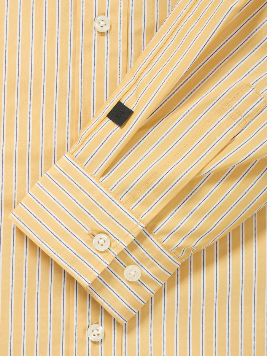 DAIWA PIER39 / TECH REGULAR COLLAR SHIRT L/S STRIPE 條紋標準領長袖襯衫（26AW）
